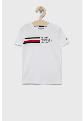 Tommy Hilfiger Детска памучна тениска - Pepit.bg