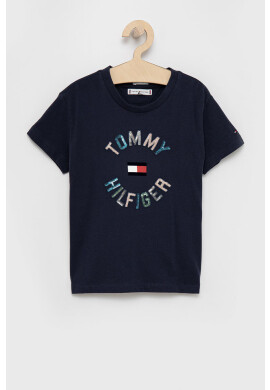 Tommy Hilfiger Детска памучна тениска - Pepit.bg