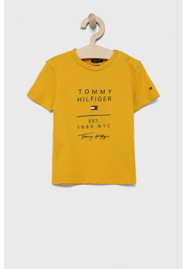 Tommy Hilfiger Детска памучна тениска - Pepit.bg