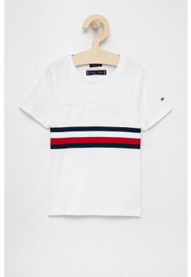 Tommy Hilfiger Детска памучна тениска - Pepit.bg