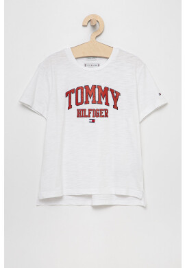 Tommy Hilfiger Детска памучна тениска - Pepit.bg