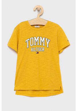 Tommy Hilfiger Детска памучна тениска - Pepit.bg