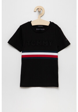 Tommy Hilfiger Детска памучна тениска - Pepit.bg