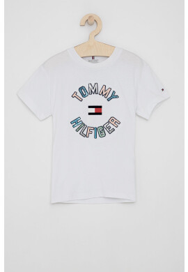 Tommy Hilfiger Детска памучна тениска - Pepit.bg