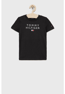 Tommy Hilfiger Детска памучна тениска - Pepit.bg