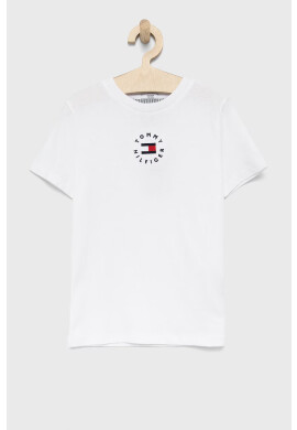 Tommy Hilfiger Детска памучна тениска - Pepit.bg