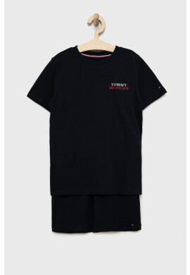 Tommy Hilfiger Детска пижама в бордо с десен - Pepit.bg