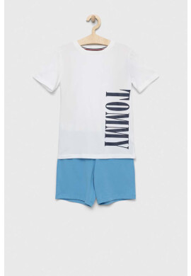 Tommy Hilfiger Детска пижама в синьо с принт - Pepit.bg