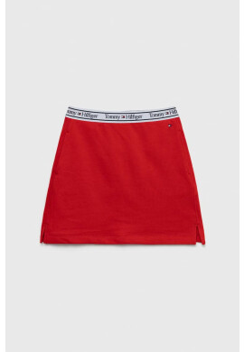 Tommy Hilfiger Детска пола в червено къс модел със стандартна кройка - Pepit.bg