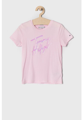 Tommy Hilfiger Детска тениска в розово - Pepit.bg