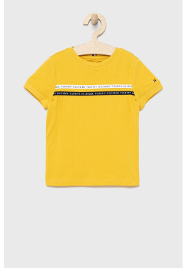 Tommy Hilfiger Детска тениска в бяло с принт - Pepit.bg