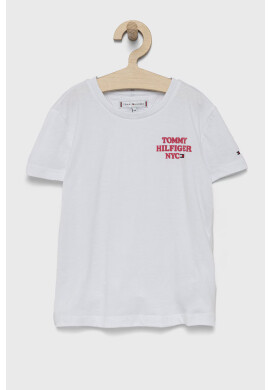 Tommy Hilfiger Детска тениска в бяло - Pepit.bg