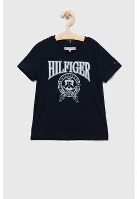 Tommy Hilfiger Детска тениска в тъмносиньо - Pepit.bg