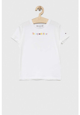 Tommy Hilfiger Детска тениска в бяло - Pepit.bg