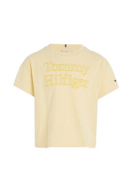 Tommy Hilfiger Детска тениска в жълто - Pepit.bg