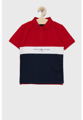 Tommy Hilfiger Детска тениска с яка - Pepit.bg