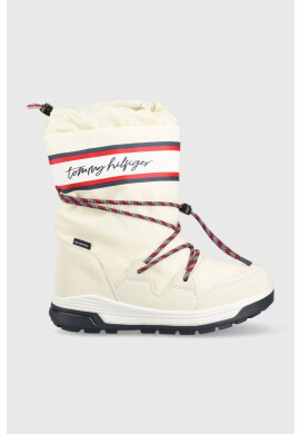 Tommy Hilfiger Детски апрески в бяло - Pepit.bg