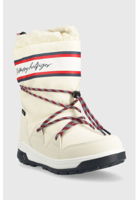 Tommy Hilfiger Детски апрески в бяло - Pepit.bg
