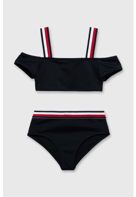 Tommy Hilfiger Детски бански от две части в тъмносиньо - Pepit.bg