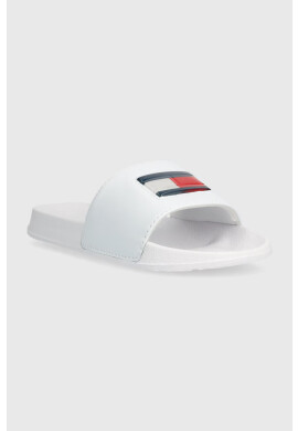 Tommy Hilfiger Детски чехли в бяло - Pepit.bg