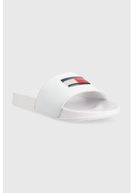 Tommy Hilfiger Детски чехли в бяло - Pepit.bg