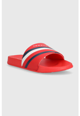 Tommy Hilfiger Детски чехли в червено - Pepit.bg