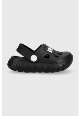Tommy Hilfiger Детски чехли в черно - Pepit.bg