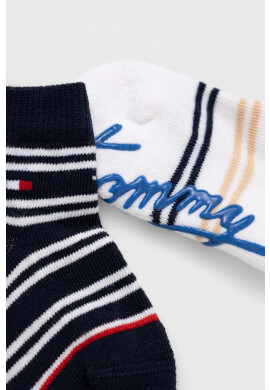 Tommy Hilfiger Детски чорапи (2 броя) в тъмносиньо - Pepit.bg