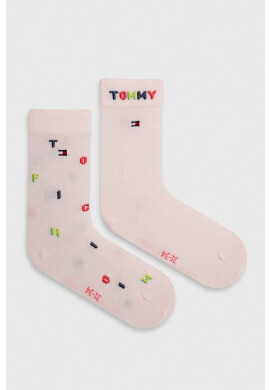 Tommy Hilfiger Детски чорапи (2 броя) в розово - Pepit.bg