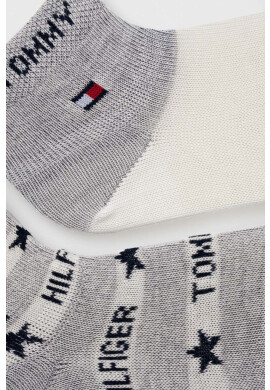 Tommy Hilfiger Детски чорапи (2 броя) в сиво - Pepit.bg