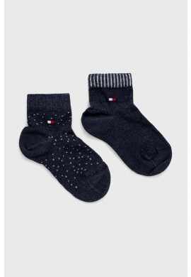 Tommy Hilfiger Детски чорапи (2 броя) в тъмносиньо - Pepit.bg