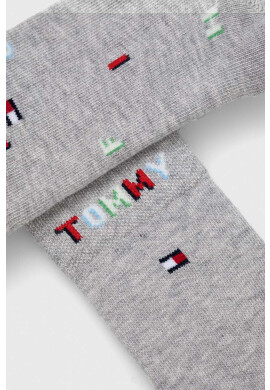 Tommy Hilfiger Детски чорапи (2 броя) в сиво - Pepit.bg