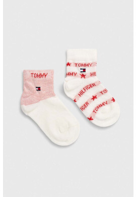 Tommy Hilfiger Детски чорапи (2 броя) в розово - Pepit.bg