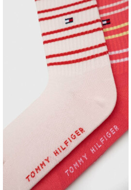 Tommy Hilfiger Детски чорапи (2 броя) в розово - Pepit.bg