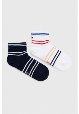 Tommy Hilfiger Детски чорапи (2 броя) в тъмносиньо - Pepit.bg