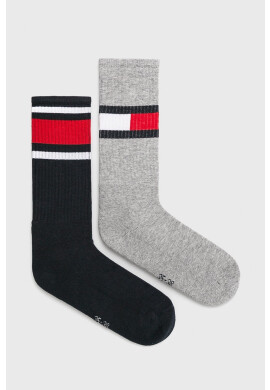 Tommy Hilfiger Детски чорапи (2-pack) в сиво - Pepit.bg