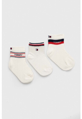 Tommy Hilfiger Детски чорапи (3 броя) в бежово - Pepit.bg