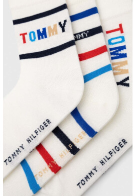 Tommy Hilfiger Детски чорапи (3 броя) в бяло - Pepit.bg
