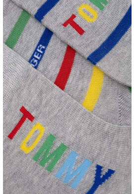 Tommy Hilfiger Детски чорапи (3 броя) в сиво - Pepit.bg