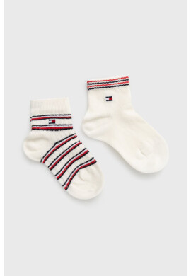Tommy Hilfiger Детски чорапи в бежово - Pepit.bg