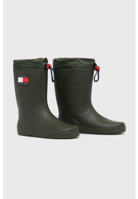 Tommy Hilfiger Детски гумени ботуши в кафяво - Pepit.bg