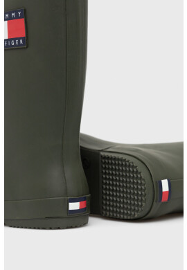 Tommy Hilfiger Детски гумени ботуши в кафяво - Pepit.bg