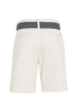 Tommy Hilfiger Детски къси панталони в бяло с регулируема талия - Pepit.bg
