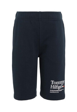 Tommy Hilfiger Детски къси панталони в тъмносиньо с регулируема талия - Pepit.bg