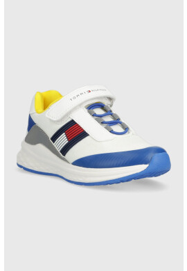 Tommy Hilfiger Детски маратонки в бяло - Pepit.bg