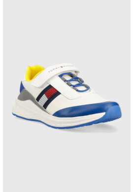 Tommy Hilfiger Детски маратонки в бяло - Pepit.bg