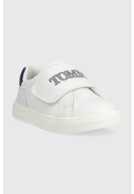 Tommy Hilfiger Детски маратонки в бяло - Pepit.bg