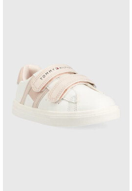 Tommy Hilfiger Детски маратонки в бяло - Pepit.bg