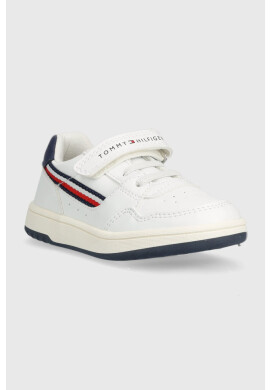 Tommy Hilfiger Детски маратонки в бяло - Pepit.bg