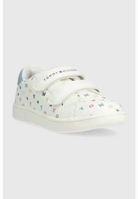 Tommy Hilfiger Детски маратонки в бяло - Pepit.bg